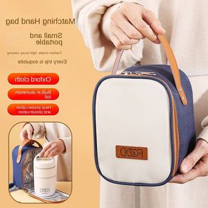 Bir paslanmaz çelik yalıtımlı sıcak tutmak termal Bento Lunchbox gıda depolama Kid in yemek kabı seti öğle yemeği çantası ile çocuk okul için - Product Image 4