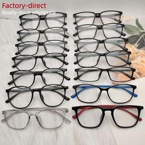 Stock disponible pour livraison immédiate : Montures de lunettes TR90, assortiment de modèles carrés tendance pour les boutiques de mode rapide - Product Image 2