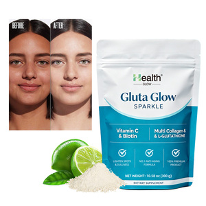 Poudre de Glutathion, Vitamine C et Zinc pour Éclaircissement et Blanchiment de la Peau, Marque Privée OEM, Supplément GMP, Vente en Gros, Usine Personnalisée, Vrac - Product Image 1