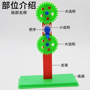 Gear set and bracket J29008 <b>Physics</b> instrument, <b>physics</b> experiment equipment, middle school teaching instrument - Product Image 2