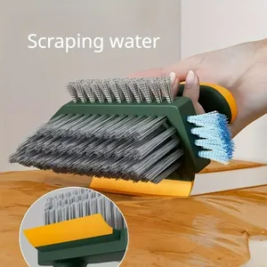 Brosse de nettoyage triangulaire en silicone polyvalente (1 ou 2 pièces) – Éponge durable multi-surfaces pour le nettoyage des coins morts, salle de bain et cuisine - Product Image 4