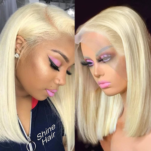 613 Hd encaje completo cabello humano pelucas rectas cierre 30 pulgadas onda profunda Frontal Yaki trenzado Borgoña frente mujer peluca brasileña - Product Image 1