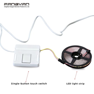 Interruptor de Sensor Táctil Capacitivo Inteligente para Espejo LED de un Solo Color, Atenuación Inteligente, Inducción, AC110V 220V DC12V 2A 24W IP44 - Product Image 3