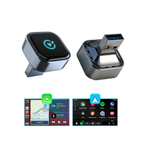 Adaptador inalámbrico CarPlay, reconexión automática estable, amplia compatibilidad, alta velocidad, baja latencia, fácil instalación para coche, Dongle inteligente