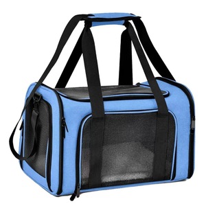 Fabbrica diretta grande materiale Oxford Pet zaino da viaggio facile auto <span class=keywords><strong>porta</strong></span> all'aperto borsa per cani con chiusura a cerniera regalo per feste - Product Image 6