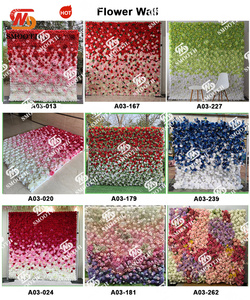 Muro de Flores Artificiales Personalizado SMOOTH, Colorido, con Rosas y Girasoles, Fondo Floral de Seda 5D, Decoración para Fiestas de Cumpleaños - Product Image 5