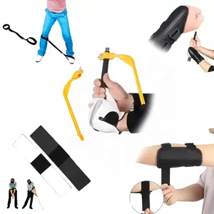 China Golf Training Aids Golf Swing Guide Training Aid Trainer for Wrist Arm Corrector Control Gesture Trainer Set