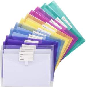 Maßgefertigter Plastik-Dokumentenordner im A4-Format mit Etikettentasche für Lehrer, Schule und Bürobedarf - Product Image 3