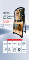 Letrero LED P4 IP45 IP65, Cartel Publicitario Digital Móvil, Pantalla Full HD para Interiores y Exteriores, Centros Comerciales, Eventos Empresariales