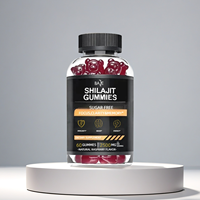 Gummies de Shilajit Naturel 3000mg Pur de l'Himalaya, Crinière de Lion, Vitamines et Minéraux pour le Soutien Immunitaire des Adultes