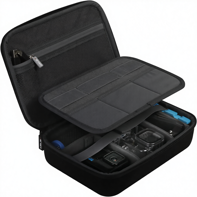 Waterproof Hard EVA Case for GoPro Action Cameras Storage Box Portable Light Large Capacity Bag