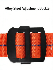 プレミアム調整可能安全帯 ポリエステル製 墜落防止 電気工事 建設 高所作業 登山用 - Product Image 4