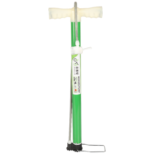 Mini pompe à vélo portable avec adaptateur de valve Presta Pompe à pied à base en acier à buse polyvalente-pour les cyclistes - Product Image 5