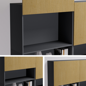 BETOCI Cabinet Vertical Lifting Track Single Door Up Down Sliding Hovering <b>Hardware</b> Accessories - Product Image 2
