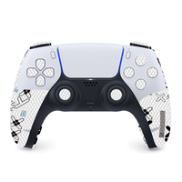 Autocollant pour manette de jeu résistant aux rayures et à la transpiration avec bouton pour manette de jeu PS5 autocollant antidérapant