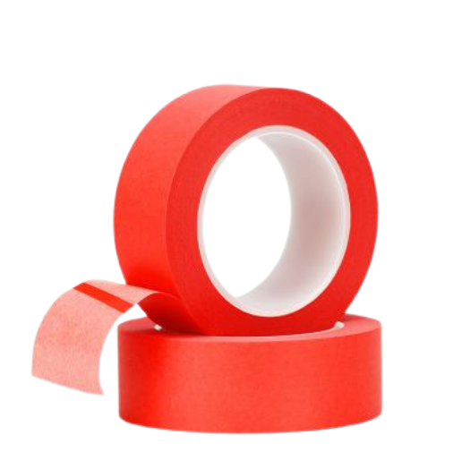 High Temperature PET Base Silicone Glue Masking Self-Adhesive Red Crepe Paper Electroplating Anodizing Tape Water Activated