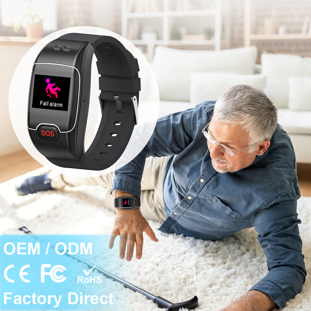 L58PRO 4G LTE GPS Tracker Watch Elderly SOS Real-Time Tracking Navigation Compass IP67 Waterproof SIM Card Remote Control Email