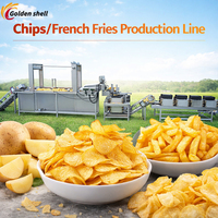 Machine professionnelle de fabrication de chips de pommes de terre, ligne de production de chips à petite échelle pour les usines alimentaires