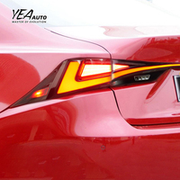 Actualización de LED completo a través de luces traseras Taillamp para Lexus IS is250 is300 is350 luces traseras luz trasera con luz media 2013-2022