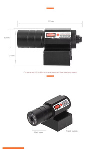 Mira Láser de Punto Rojo <span class=keywords><strong>LUGER</strong></span> Ajustable de 11mm 20mm, Seguridad, Alta Presión, Metal Ligero, Alcance 635-655M - Product Image 5