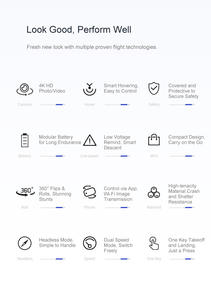 <span class=keywords><strong>JJR</strong></span>/C 4K Mini Drone Pocket Petit Quadcopter 3D Flips Headless Petit Drone à distance RC Quadcopter Drone HD H107 - Product Image 6