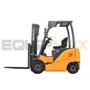 1.5ton 4-wheel battery operated forklift truck