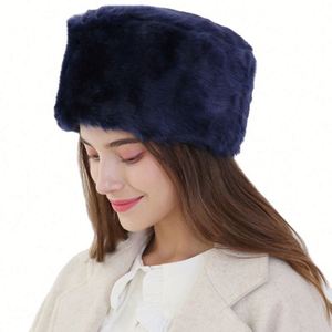 Wholesale Men Women Winter New Plush <b>Hat</b> European American Fashion Warm Thickened Faux Fur <b>Hats</b> - Product Image 5