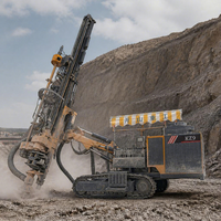 Foreuse rotative sur chenilles Kaishan KZ9 à couple élevé 4000 Nm, robuste, avec moteur et pompe intégrés