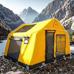 2025 Côn Minh Tùy Chỉnh Màu Sắc Bền PVC Ngoài Trời Một Phòng Ngủ Và Phòng Khách Không Thấm Nước Inflatable Cắm Trại Lều - Product Image 6