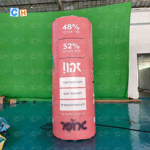 Model kaleng tiup raksasa kustom dengan balon botol minuman tiup lampu LED untuk promosi - Product Image 3