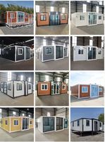 Maison modulaire complète et écologique, extensible, en conteneur préfabriqué, pour camping/bureau/hôtel/magasin, grand espace extérieur