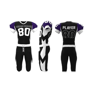 Uniforme deportivo de equipo completo para hombre, uniforme de fútbol americano personalizado, fabricación de camisetas de fútbol, ropa deportiva de secado rápido y transpirable - Product Image 1