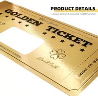 Coffret cadeau personnalisé pour anniversaires, bons de cinéma et messages spéciaux Cartes à gratter motivationnelles au design doré élégant