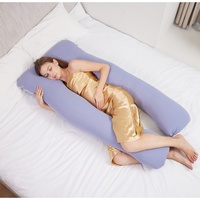 Oreiller de grossesse ergonomique en mousse à mémoire de forme en U pour le cou, rafraîchissant, idéal pour dormir - Vente en gros