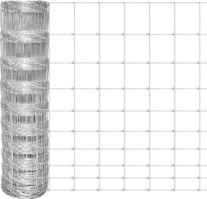 4ft x 165ft Hot Dipped Galvanized Wire Field Fence 6x6 Inch <b>Mesh</b> Hinge Joint Cattle Fence - Product Image 6