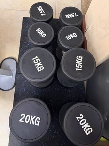 CZFIT Adjustable 2.5-50kg Rubber Coated Cast Iron Core <b>Dumbbells</b> for Arms & Full Body Workout-Anti-Slip & Durable Gym Equipment - Product Image 4