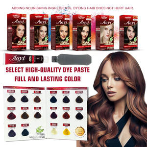 AOYI tinture per <span class=keywords><strong>capelli</strong></span> Color <span class=keywords><strong>colore</strong></span> per <span class=keywords><strong>capelli</strong></span> Color crema 60ml * 2 + guanti pettine Set di colori per <span class=keywords><strong>capelli</strong></span> - Product Image 5