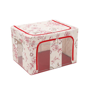 Hộp Đựng Gấp Gọn Hộp Đựng Chăn Cửa Sổ Trong Suốt Bằng Vải Không Dệt Có Khóa Kéo Hộp Đựng Chăn Đồ Chơi Chống Ẩm - Product Image 4