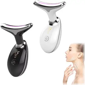 Con 3 modalità di massaggio, microcorrent dispositivo di Lifting facciale massaggiatore per skinstriling & collo di sollevamento