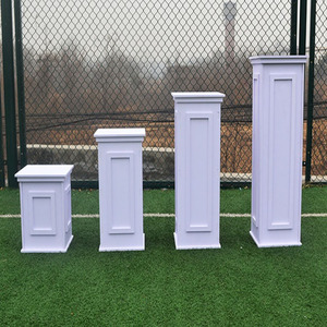 Phong cách Châu Âu PVC khắc Roman cột đạo cụ đám cưới vuông trụ cột đứng cho Đảng/Tiệc đường dẫn đám cưới plinth trang trí - Product Image 3