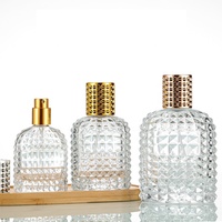 Flacons de parfum en verre de luxe 30ml 50ml 100ml, flacon vaporisateur de parfum parfumé à l'ananas, flacon de parfum en verre vide rechargeable
