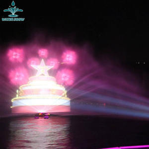 Control programable grande al aire libre 3D láser Digital de agua sistema de pantalla con la película - Product Image 1