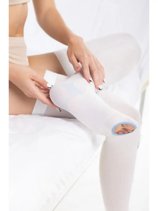 Cô Gái Đùi Cao Hơn Đầu Gối Nén Vớ Với Ren Y Tế Vớ Cho Giãn Tĩnh Mạch - Product Image 2