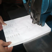 Machine à relier à plat et à piqûre à cheval pour livres en papier, agrafeuse à fil – Offre Spéciale