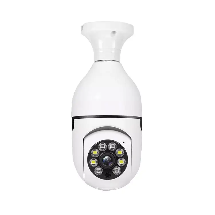 Smart Home Light Bulb Lamp Wifi 2mp Camera 360 Degree Pnaoramic Wireless Ir Security Vr Cctv Camera