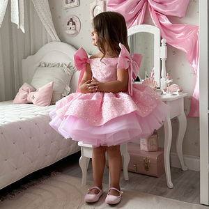 Pink Kids <strong>Girls</strong>' Party <strong>Dress</strong> Birthday <strong>Baby</strong> <strong>Girl</strong> Outfit Elegant Princess Flower Children <strong>Dresses</strong> Kids <strong>Girls</strong>' Wear 2-12 <strong>Years</strong> - Product Image 2