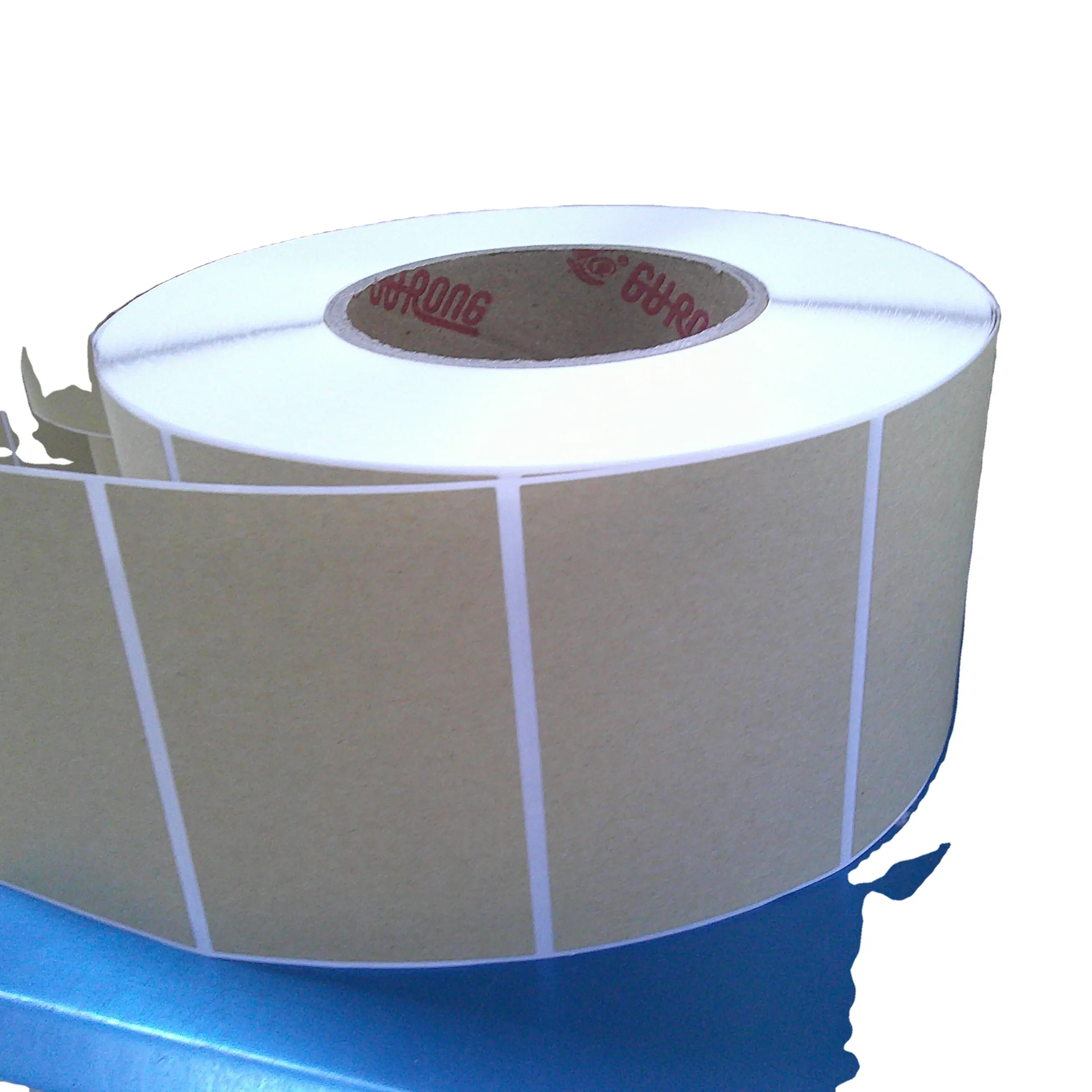 Yüksek kaliteli yapışkanlı kağıt malzeme ile özelleştirilmiş yazdırılabilir veya yazılabilir Kraft kağıt boş çıkartmalar