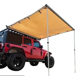 Pare-soleil de voiture OEM CE de haute qualité, doté d'un pare-soleil luxueux en tissu Oxford 420D et de tiges de support en alliage d'aluminium - Product Image 2