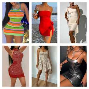 Liquidación de Vestidos de Moda para Mujer, Usados, en Paquetes Mixtos, Nuevos, de Alta Calidad, en Poliéster, a Bajo Precio - Product Image 5