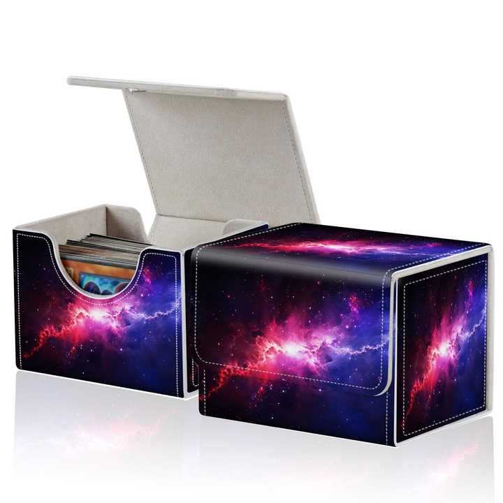 deck box 100 double sleeved cards Tome Mini - Commander Book Deck line labeling strip that helps you keep track of your cards bad organising your collection MTGS Box for your Deck